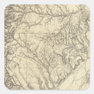 Sticker Carré Le Colorado du sud