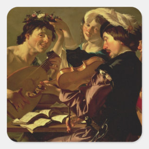 Sticker Carré Le concert