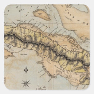 Sticker Carré Le Cuba