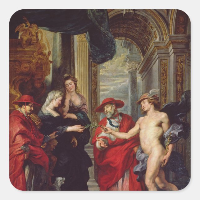 Sticker Carré Le cycle des médicaments : le traité d'Angoulême (Devant)