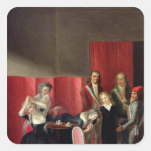 Sticker Carré Le Dauphin de sa famille, 3 juillet 1793