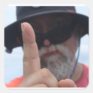 Sticker Carré le dr luke n'est pas impressionné