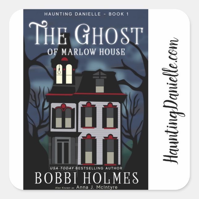 Sticker Carré Le fantôme de la Chambre Sickers de Marlow (Devant)