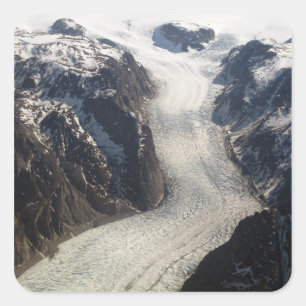 Sticker Carré Le glacier Sondrestom au Groenland
