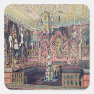 Sticker Carré Le Hall Arabe dans le palais 0 de Catherine