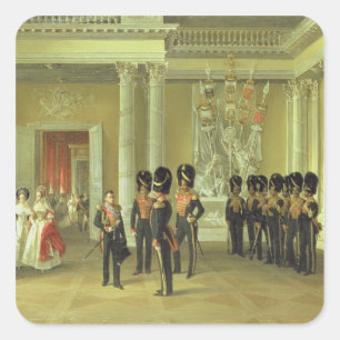 Sticker Carré Le Hall héraldique dans le palais d'hiver, St