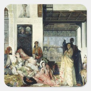 Sticker Carré Le Harem