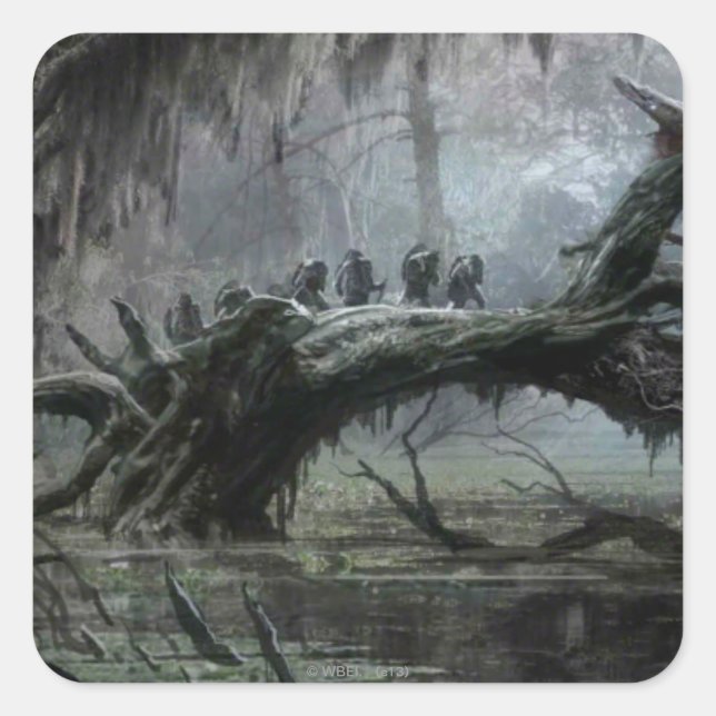 Sticker Carré LE HOBBIT : DESOLATION DE SMAUG™ Concept Art 3 (Devant)