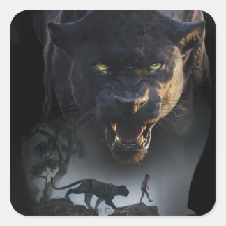 Sticker Carré Le Livre de la jungle| Poussez les limites