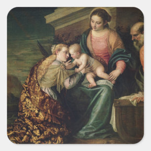 Sticker Carré Le mariage mystique