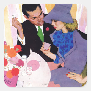 Sticker Carré Le mariage n'est pas pour moi