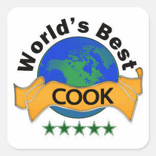 Sticker Carré Le meilleur cuisinier du monde