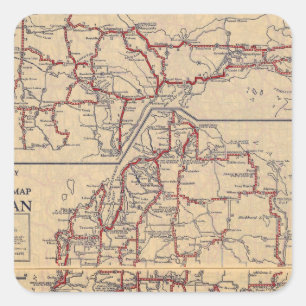 Sticker Carré Le Michigan 6