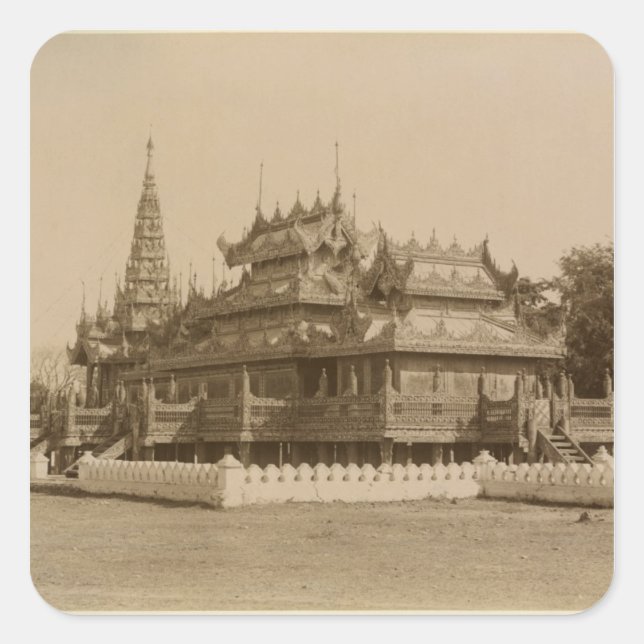 Sticker Carré Le Nan-U Human-Se, Shwe-Kyaung (Devant)