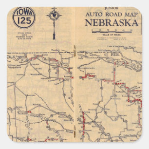 Sticker Carré Le Nébraska 2