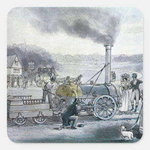 Sticker Carré Le "Northumbrien" de Stephenson