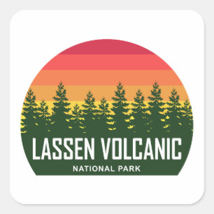 Sticker Carré Le Parc national volcanique de Lassen