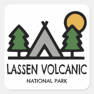 Sticker Carré Le Parc national volcanique de Lassen