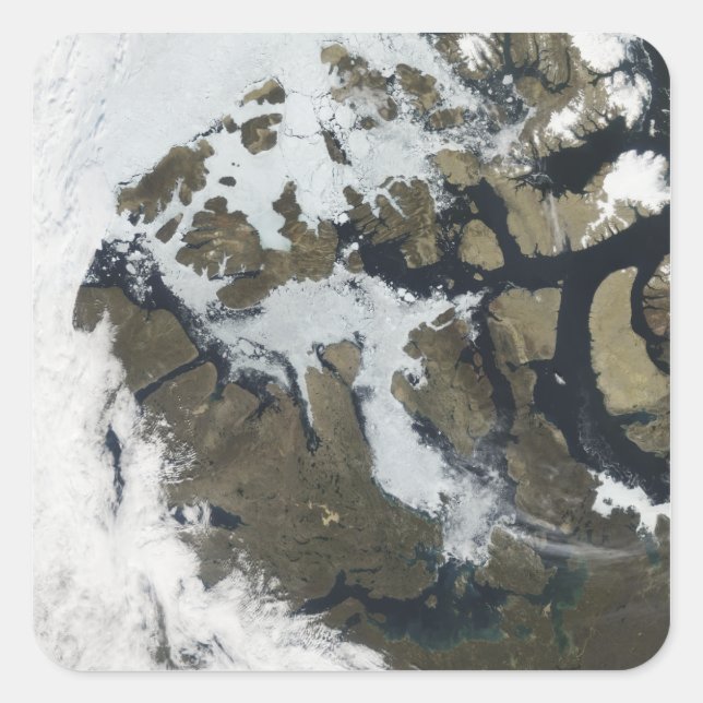 Sticker Carré Le passage du Nord-Ouest (Devant)