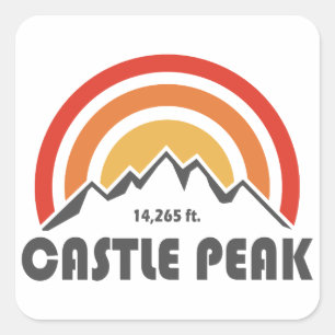 Sticker Carré Le pic du château