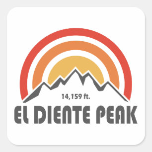 Sticker Carré Le pic El Diente