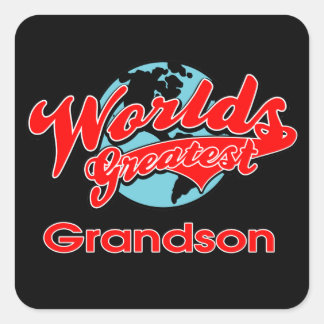 Sticker Carré Le plus grand petit-fils du monde