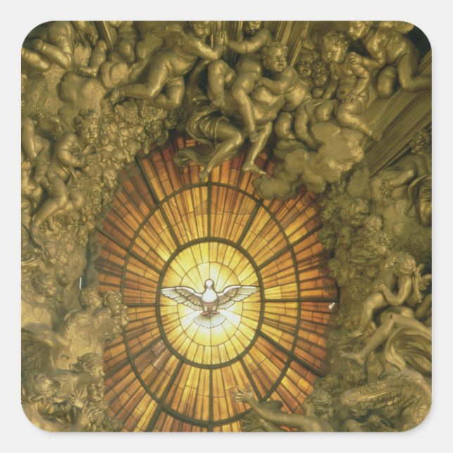 Sticker Carré Le président de Saint Pierre (Devant)