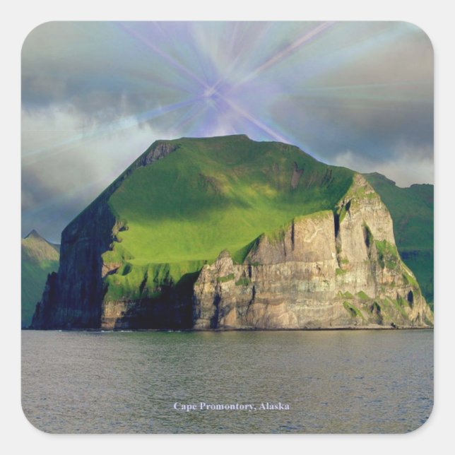 Sticker Carré Le promontoire du Cap (Devant)