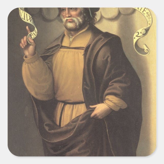 Sticker Carré Le prophète Isaïe (Devant)