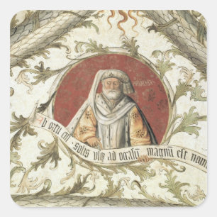 Sticker Carré Le Prophète Malachi, de la Loggia d'Annunciazio