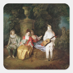 Sticker Carré Le quatrième, vers 1713