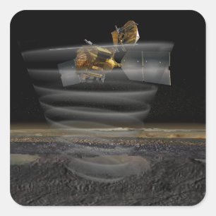 Sticker Carré Le radar de l'Orbiteur de reconnaissance de Mars a