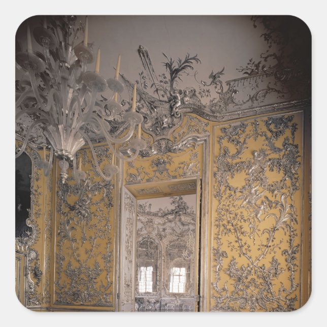 Sticker Carré Le Reste Room (Devant)