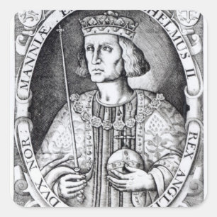 Sticker Carré Le roi William II d'Angleterre, 1618