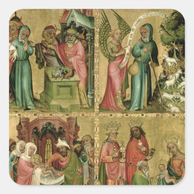 Sticker Carré Le sacrifice de Joachim, la circoncision de (Devant)