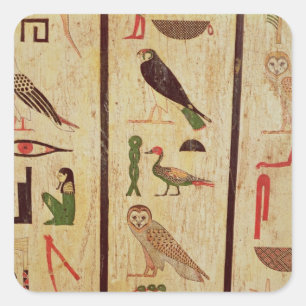 Sticker Carré Le sarcophage du détail o de Psamtik I (664-610