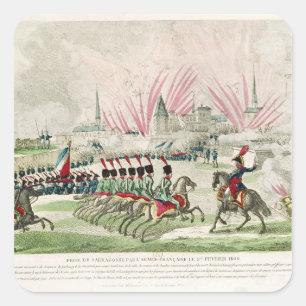 Sticker Carré Le siège de Saragosse