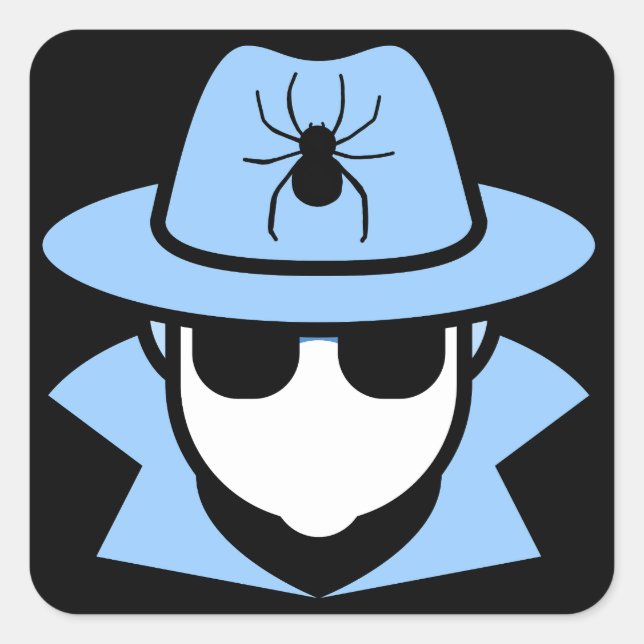 Sticker Carré Le "SPYder" (Devant)