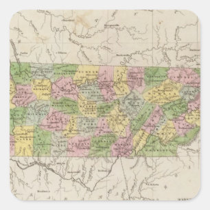 Sticker Carré Le Tennessee 4