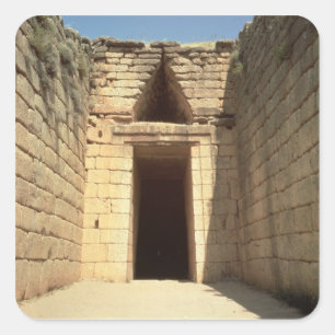 Sticker Carré Le trésor d'Atreus, c.1300 AVANT JÉSUS CHRIST