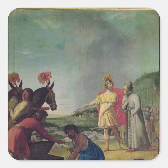 Sticker Carré Le triomphe de Judas Maccabeus (Devant)