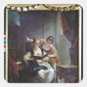 Sticker Carré Lecteurs