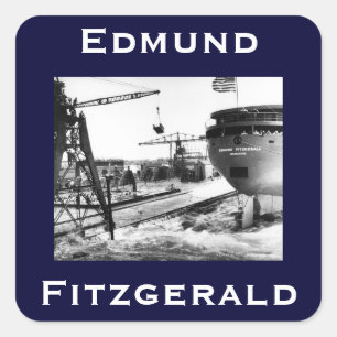 Sticker Carré L'Edmund Fitzgerald