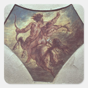 Sticker Carré L'éducation d'Achille