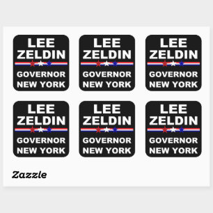 Sticker Carré Lee Zeldin Gouverneur New York 2022