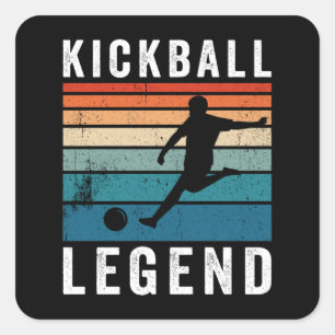 Sticker Carré Légende du Kickball