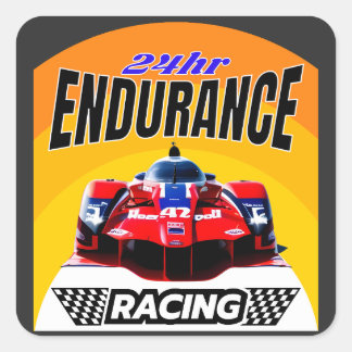 Sticker Carré Légendes de vitesse : 24h Endurance Racer