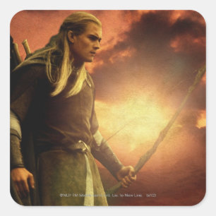 Sticker Carré LEGOLAS GREENLEAF™ avec l'arc
