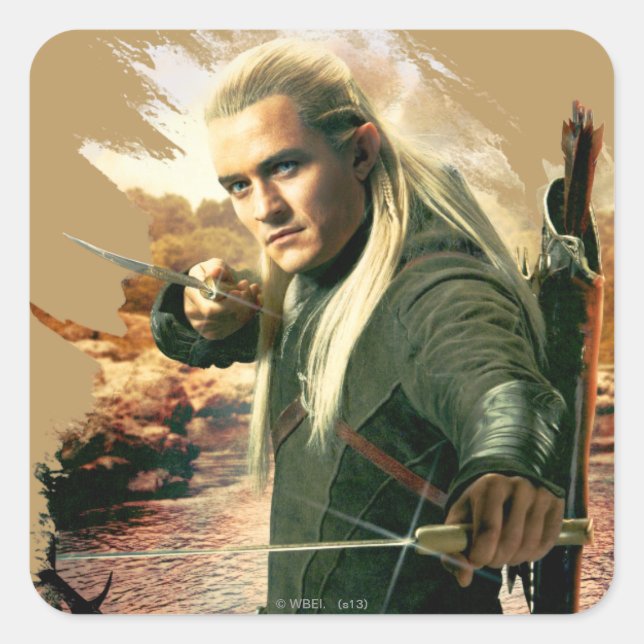 Sticker Carré LEGOLAS GREENLEAF™ Graphique 2 (Devant)