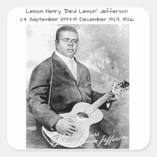 Sticker Carré Lemon Henry Blind citron jefferson 1926